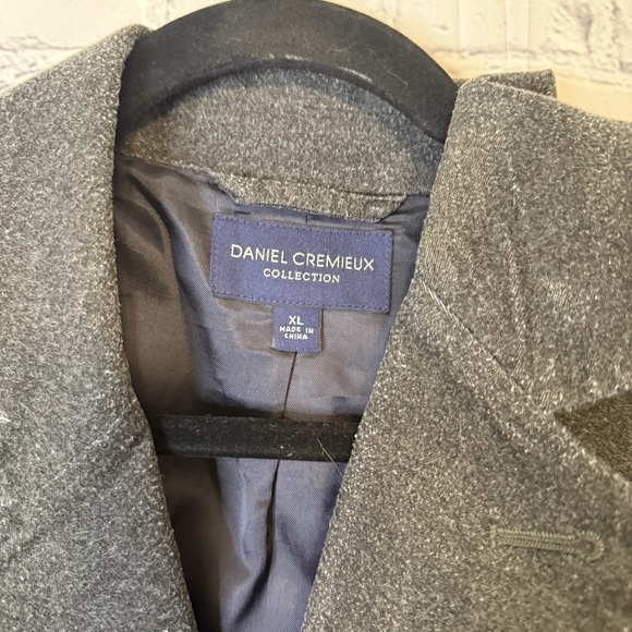 Daniel Cremieux Collection Gray Blazer Men’s XL Cotton Blend Lined Sport Coat - Picture 2 of 10